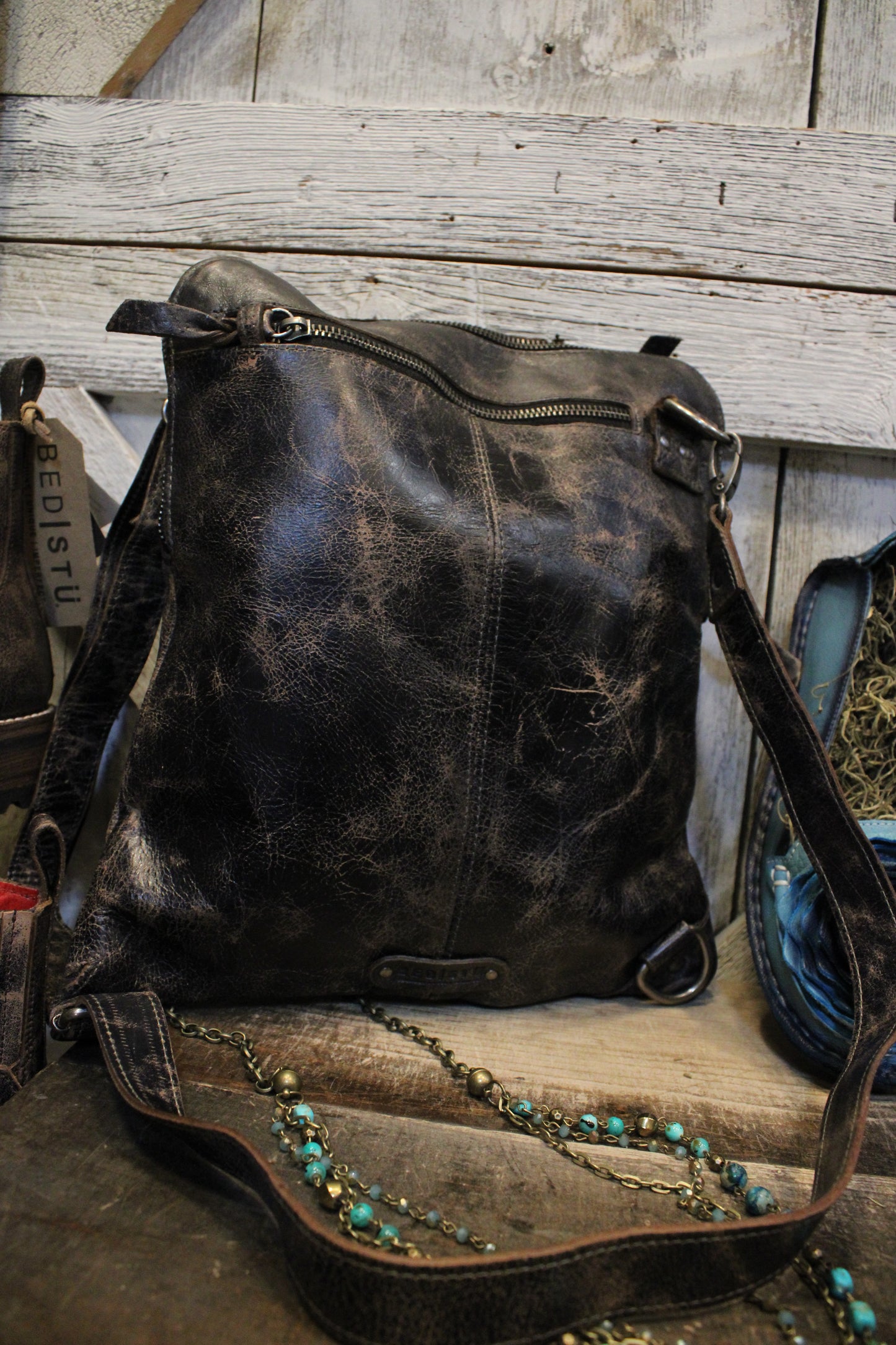 Bed|Stu Aiken Black Lux Handbag