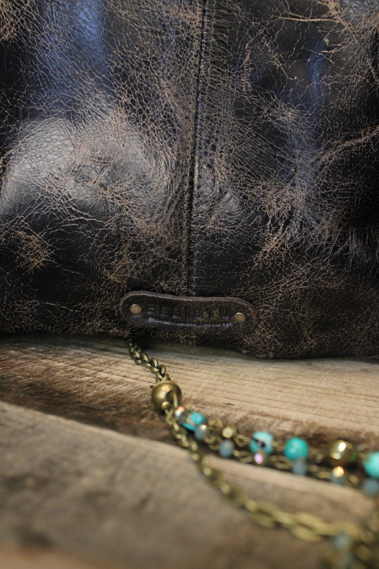 Bed|Stu Aiken Black Lux Handbag