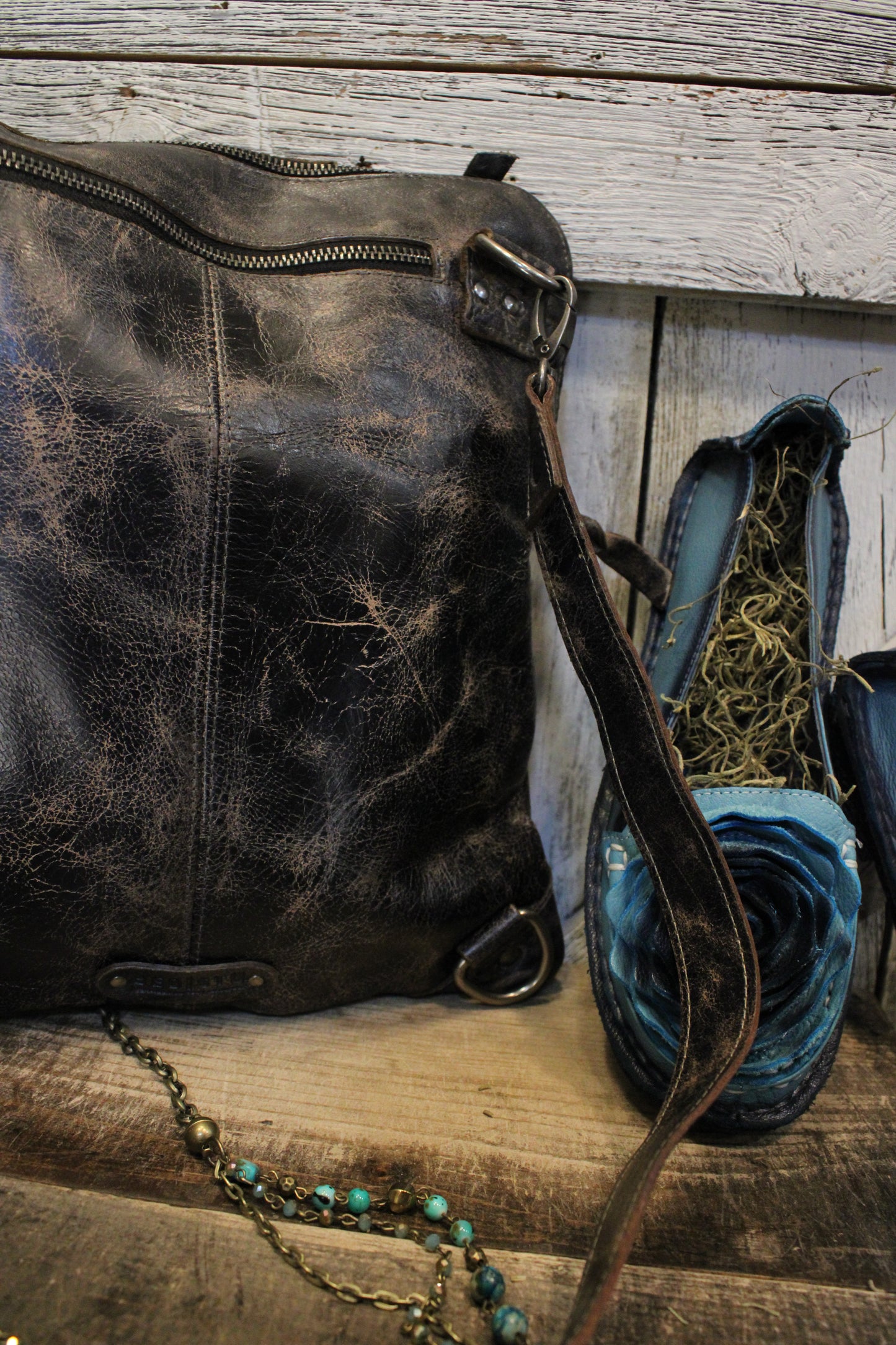 Bed|Stu Aiken Black Lux Handbag