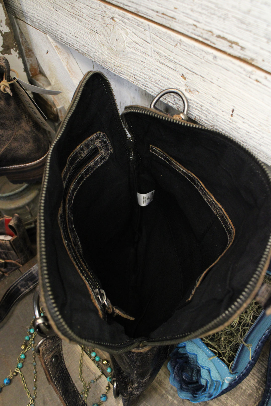 Bed|Stu Aiken Black Lux Handbag