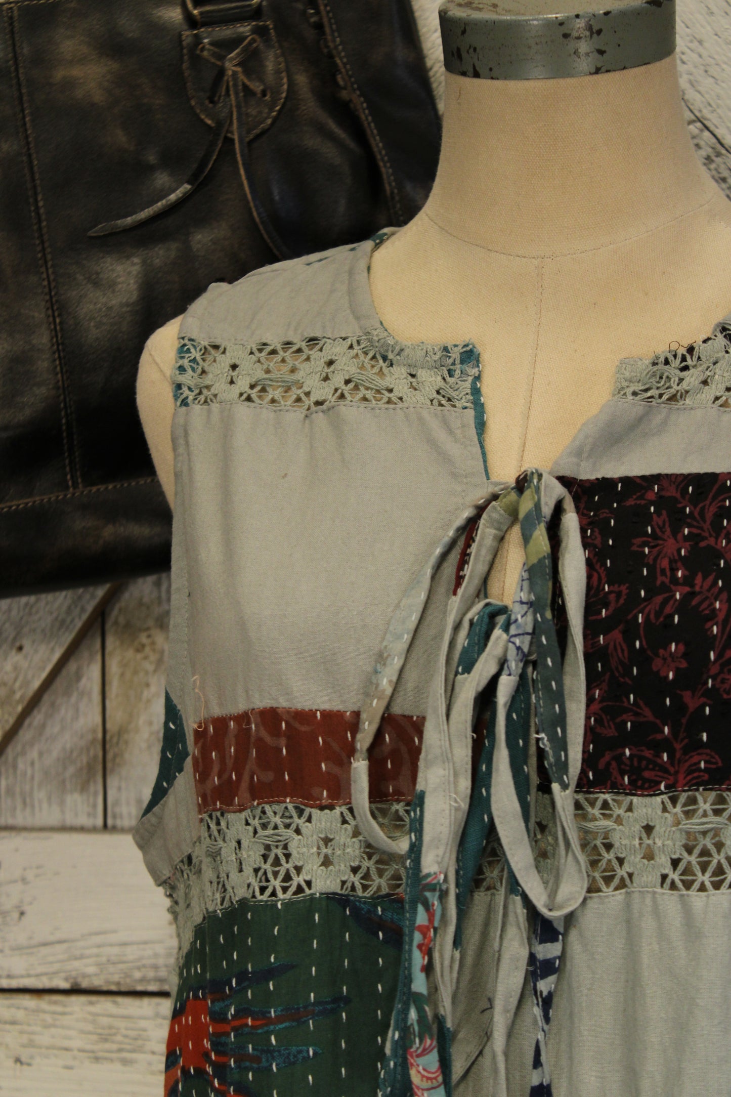 Summer Kaleidoscope Cotton Maxi Dress