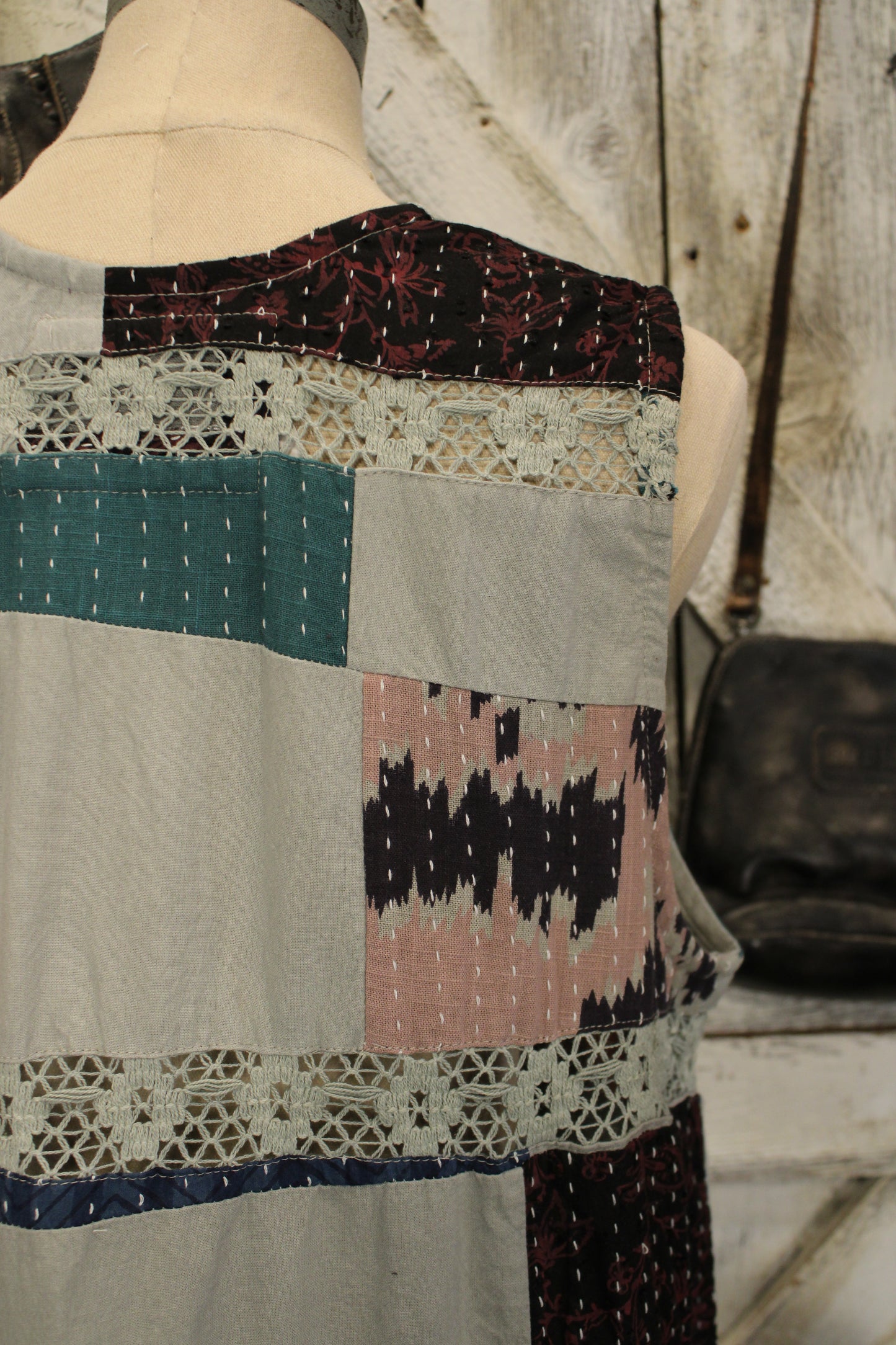 Summer Kaleidoscope Cotton Maxi Dress