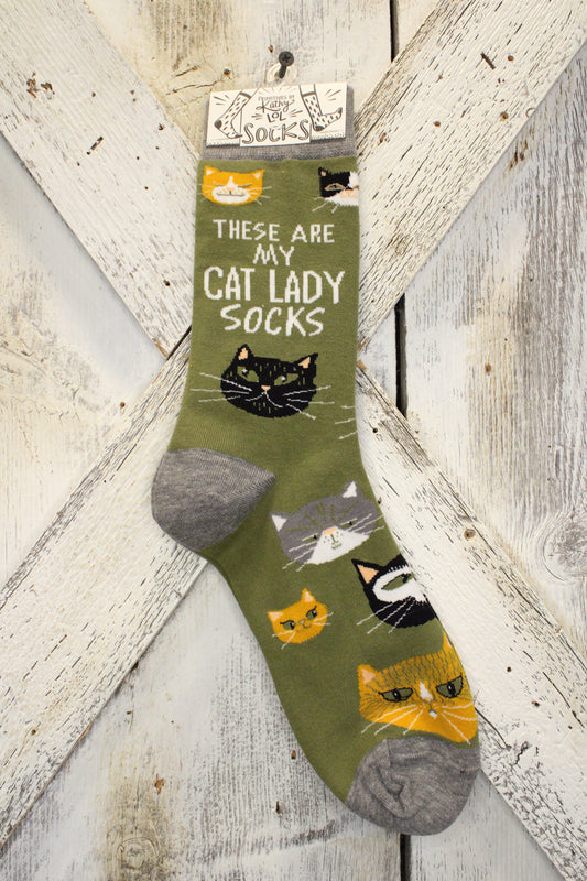These Are My Cat Lady Socks