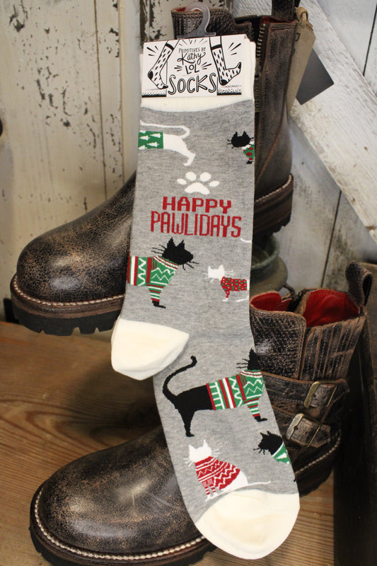 Happy Pawlidays Socks