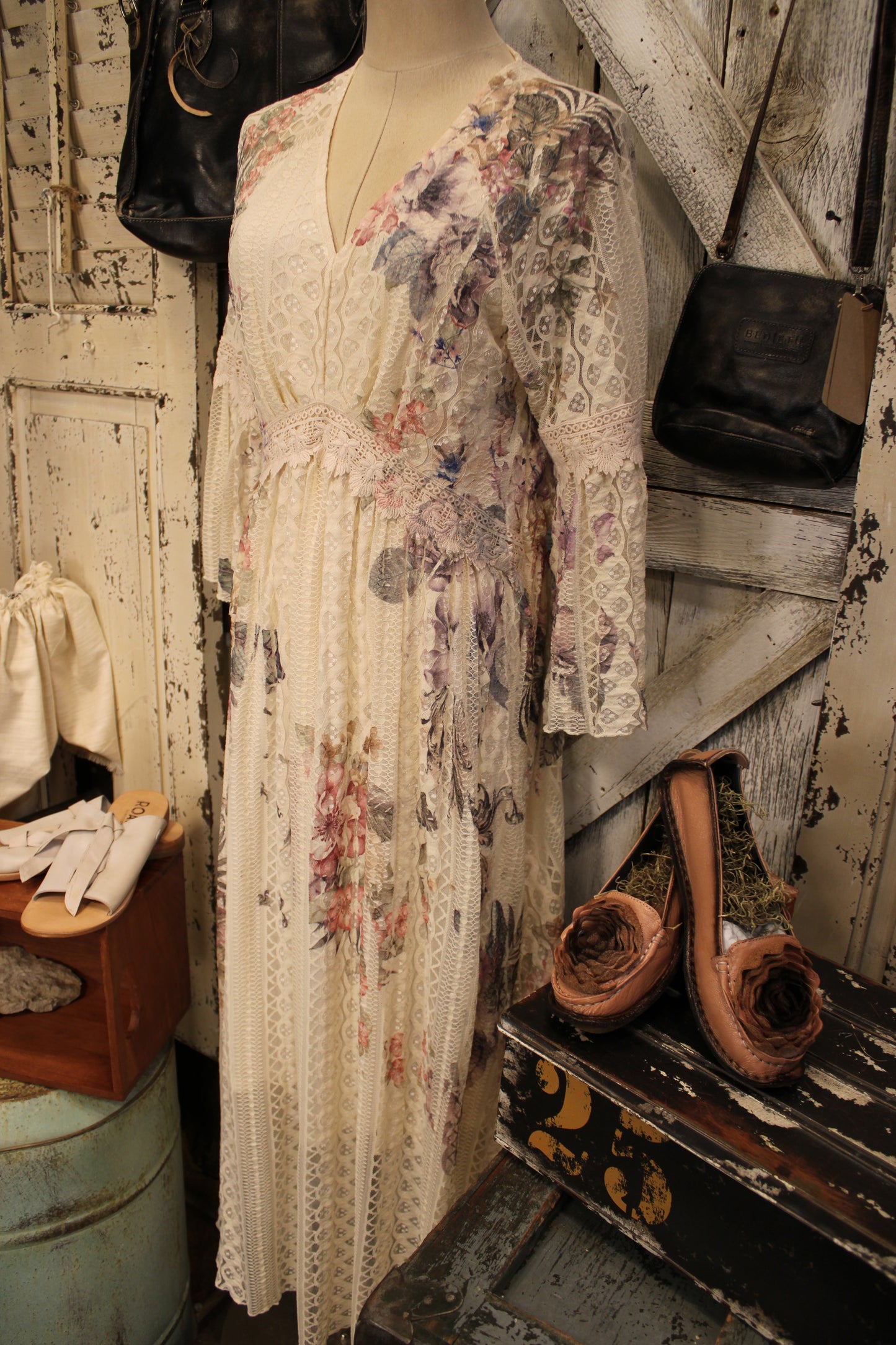 Lead Singer Watercolor Beige Dress