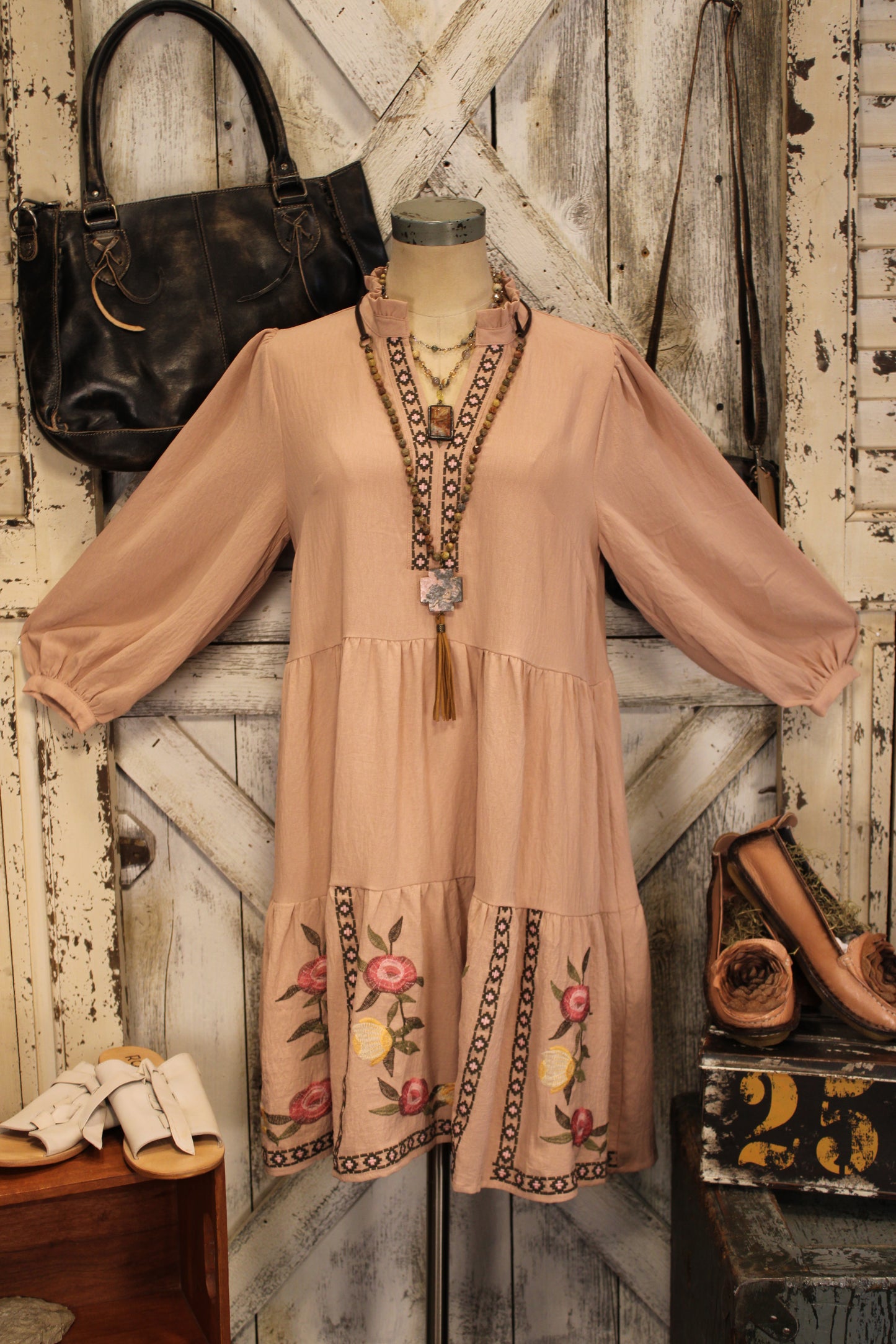 Petal Lane Tiered Dress