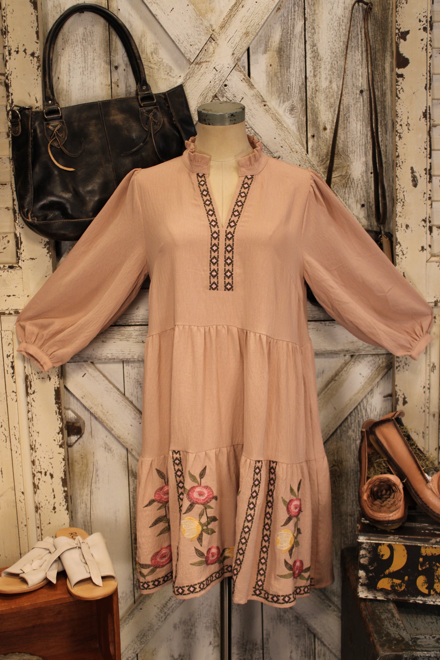 Petal Lane Tiered Dress