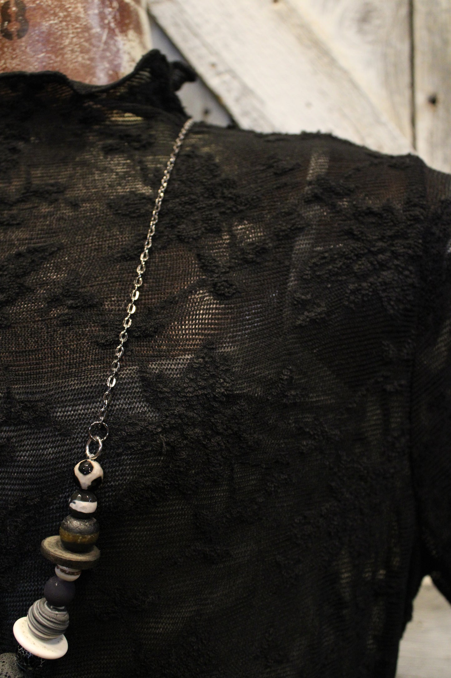 Midnight Kiss Mesh Top