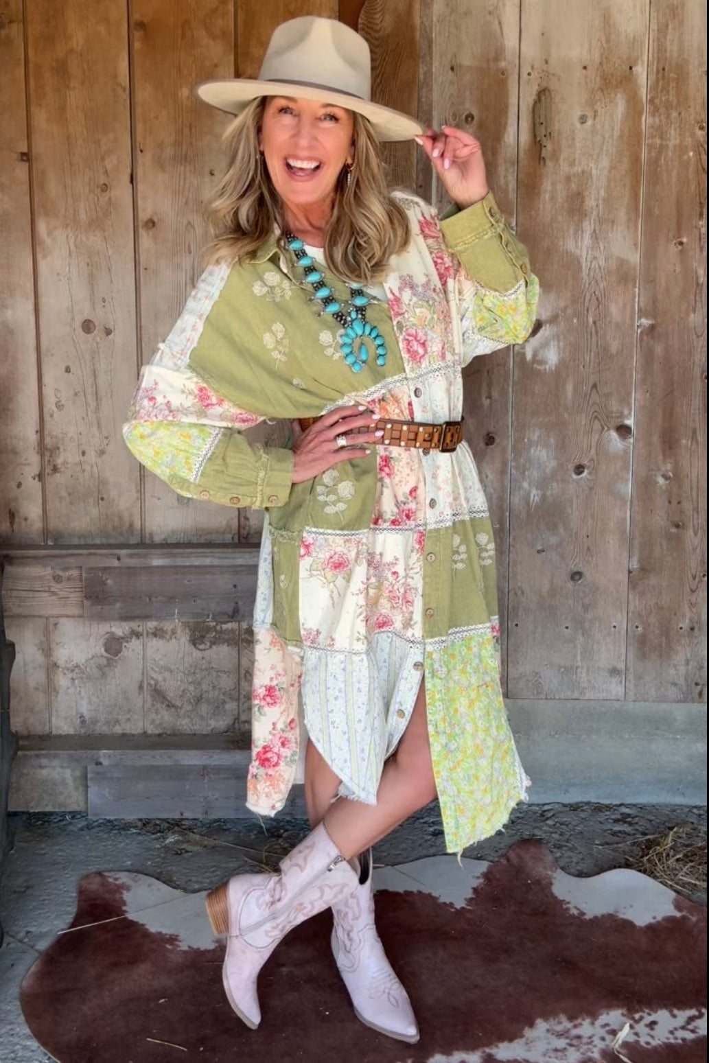 Bloomfield Lace Shirt Dress