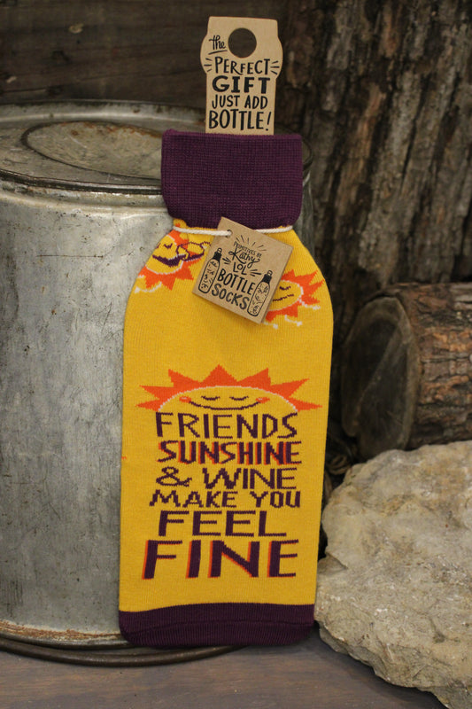 Feeling Fine Wine Sock