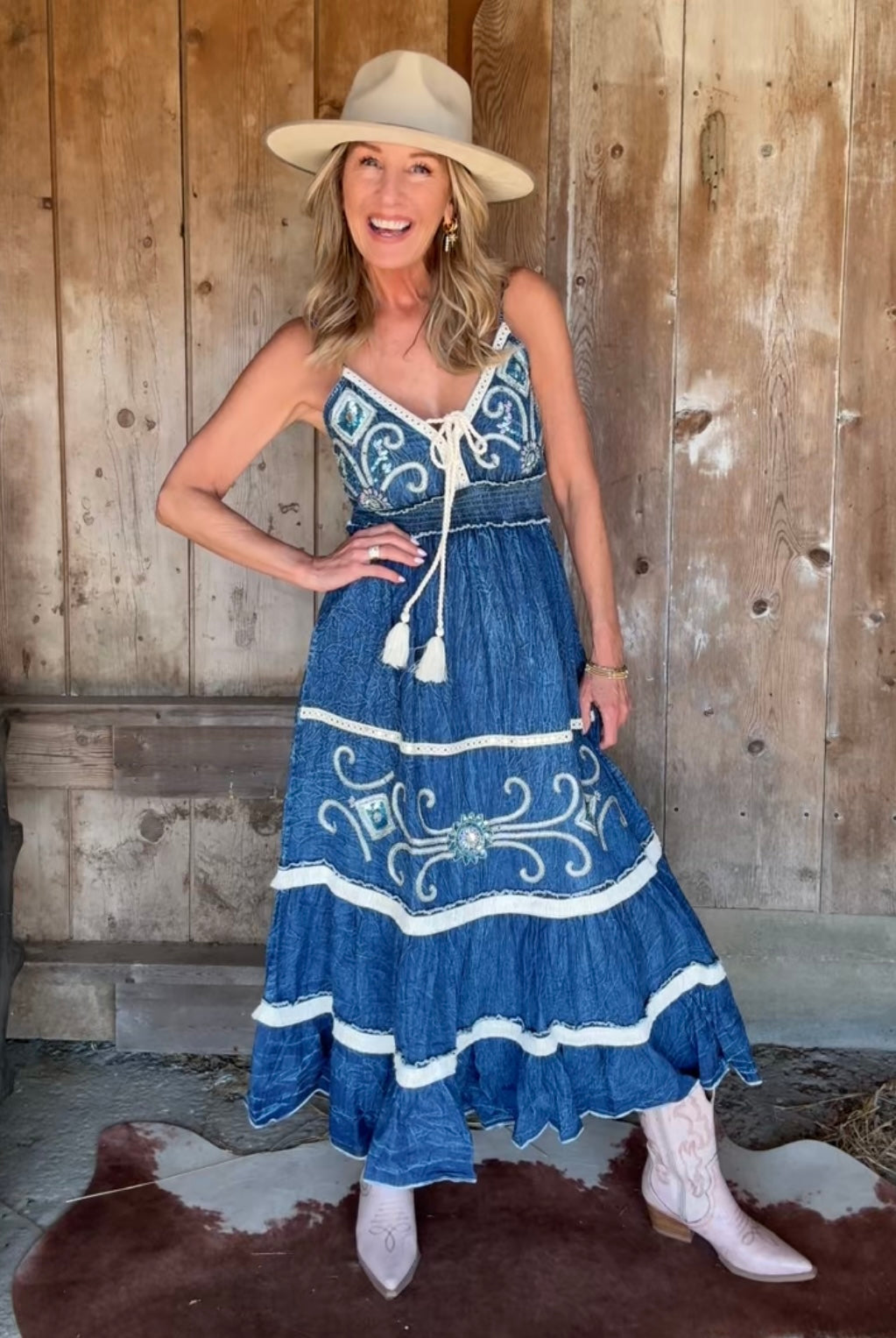 Dazzle Me Denim Dress
