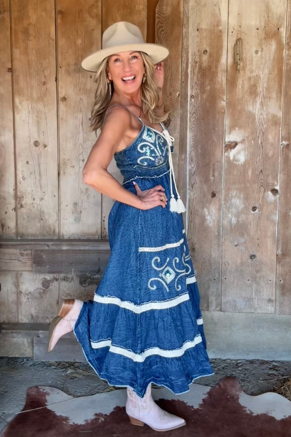 Dazzle Me Denim Dress