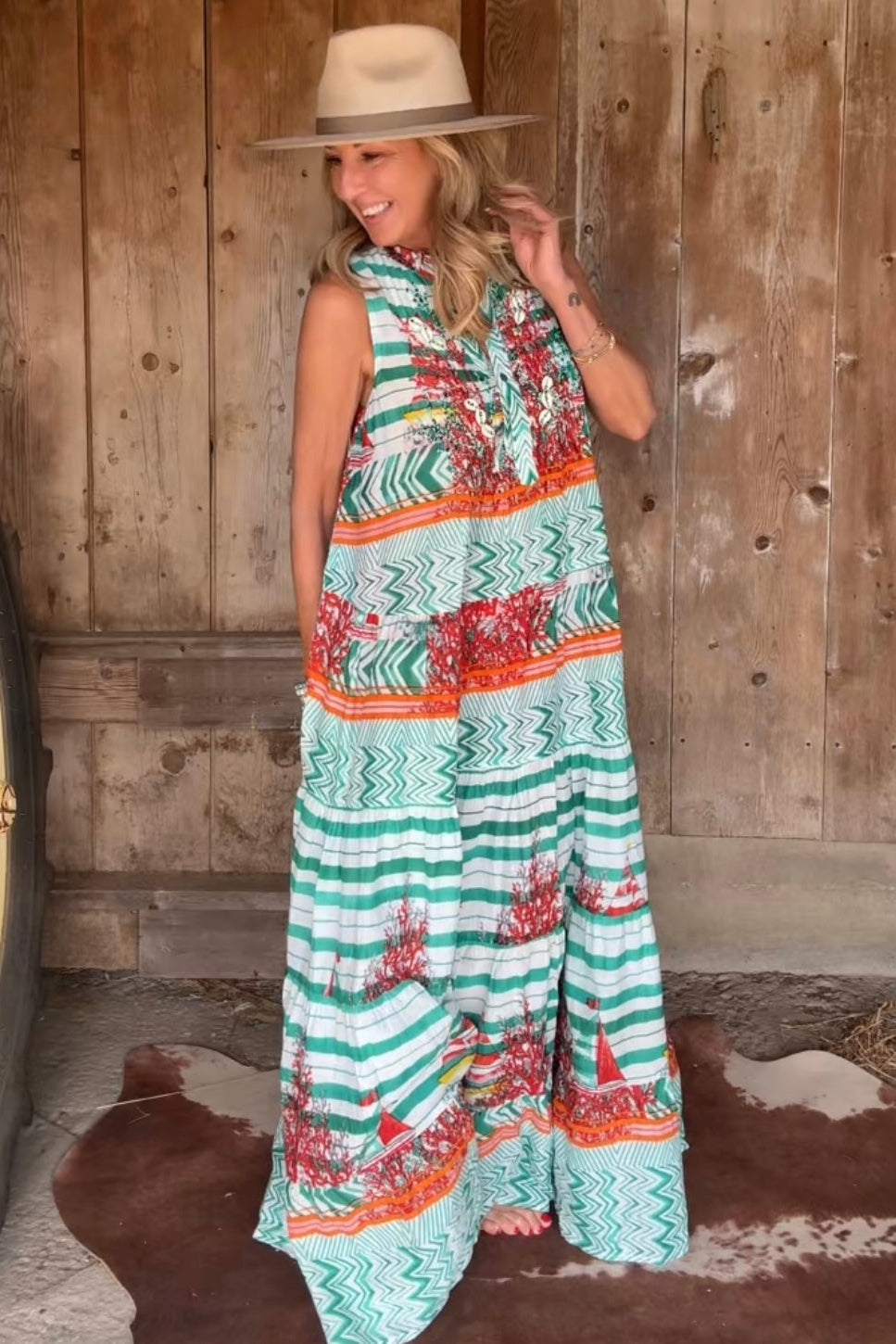 Coral Reef Elegance Dress