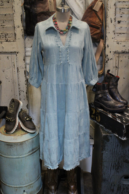 Dot to Dot Dusty Mint Dress