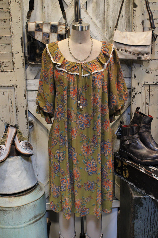 Olive Martini Dress