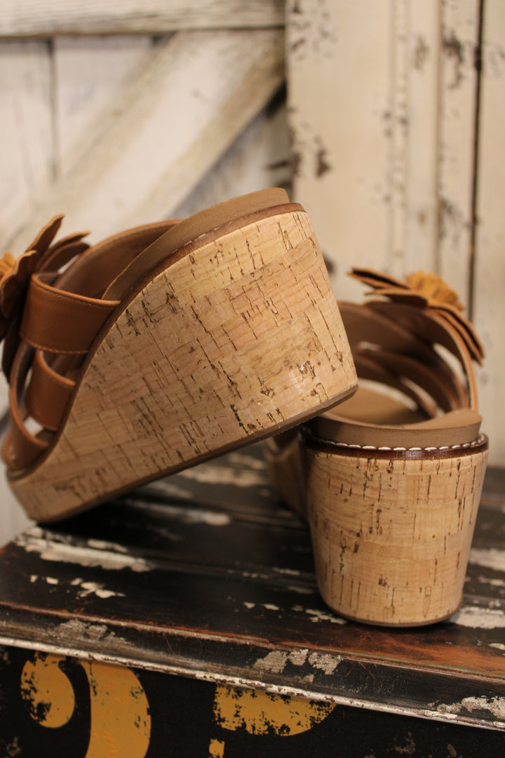 Heartbreaker Cognac Sandals