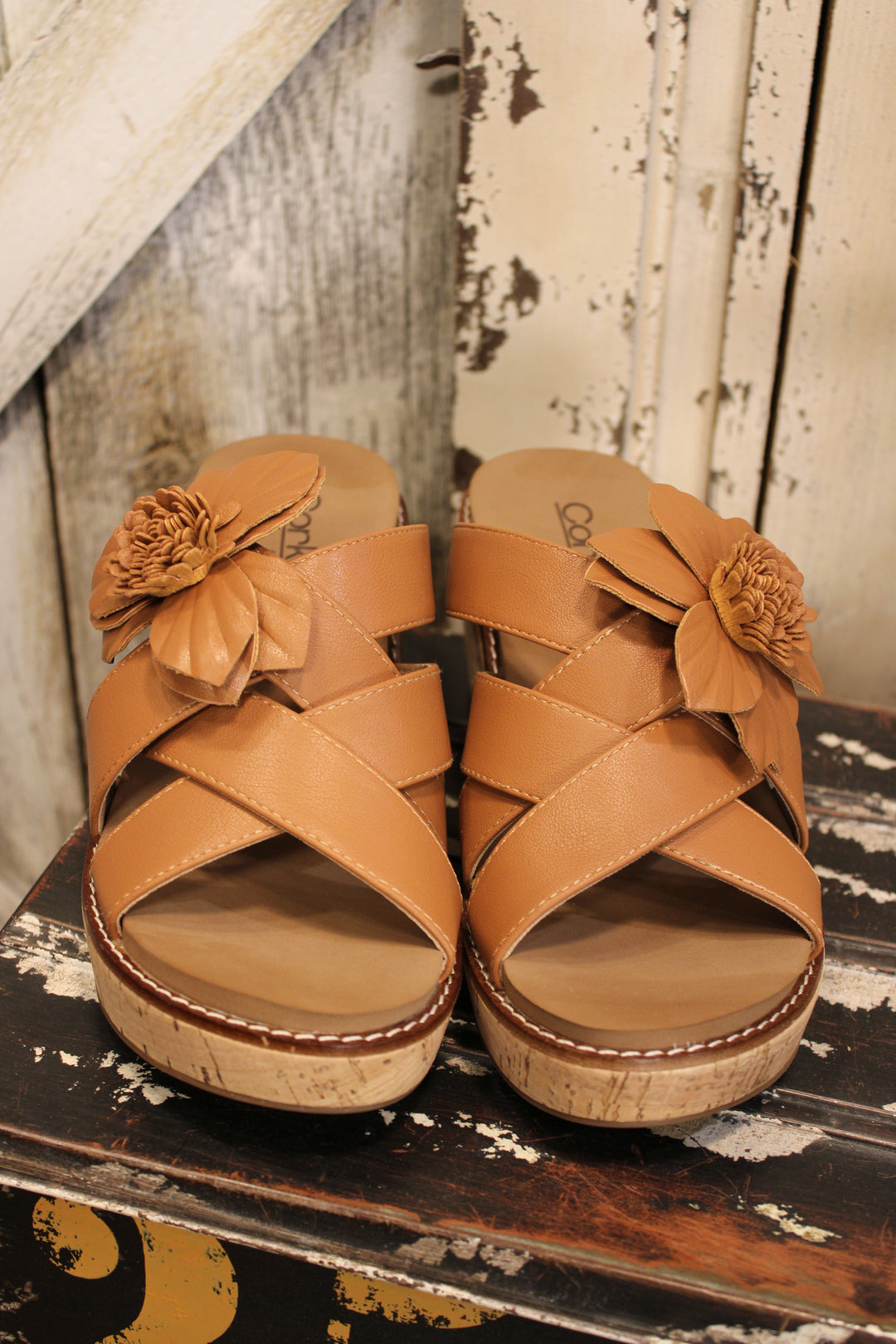 Heartbreaker Cognac Sandals