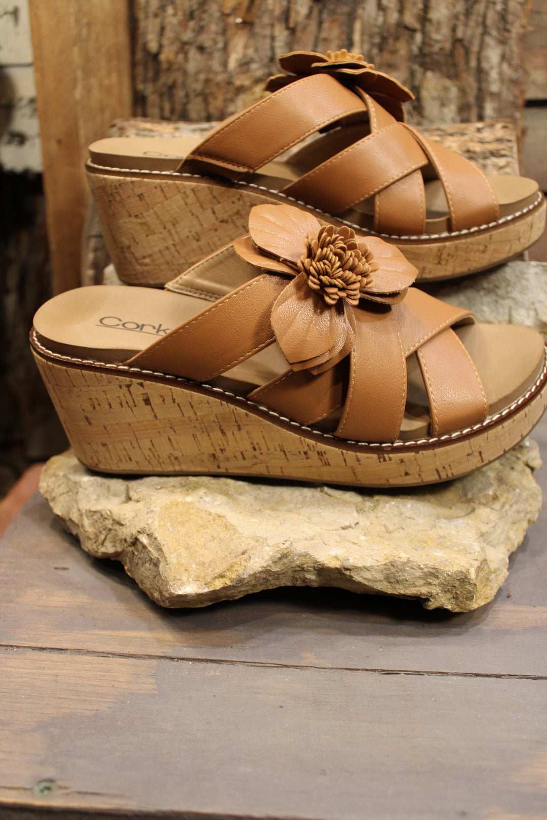 Heartbreaker Cognac Sandals