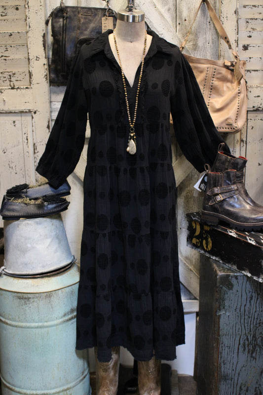 Dot to Dot Midnight Dress