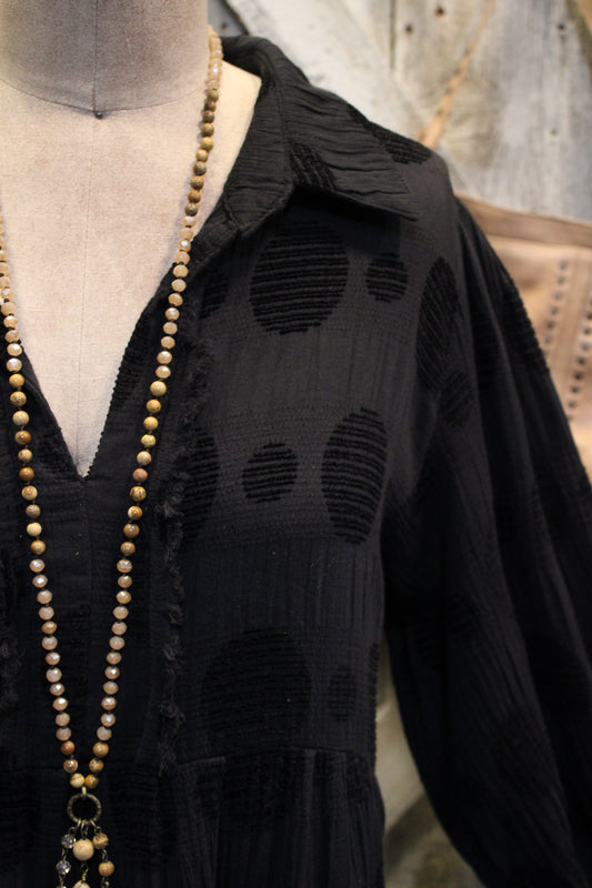 Dot to Dot Midnight Dress