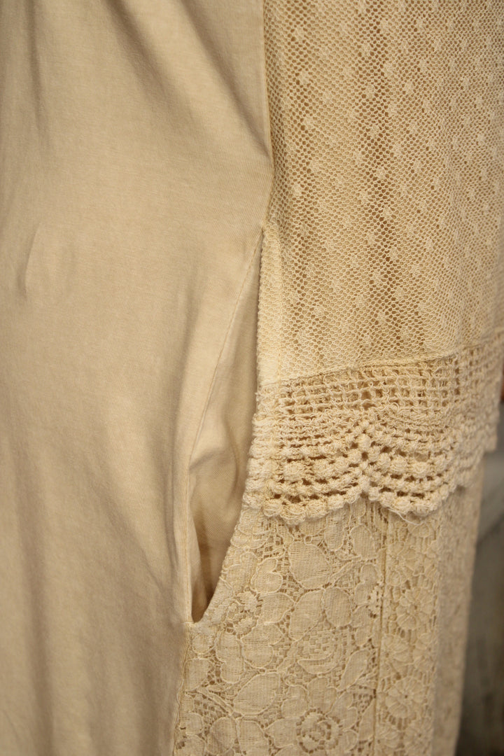 Heirloom Lace Latte Dress