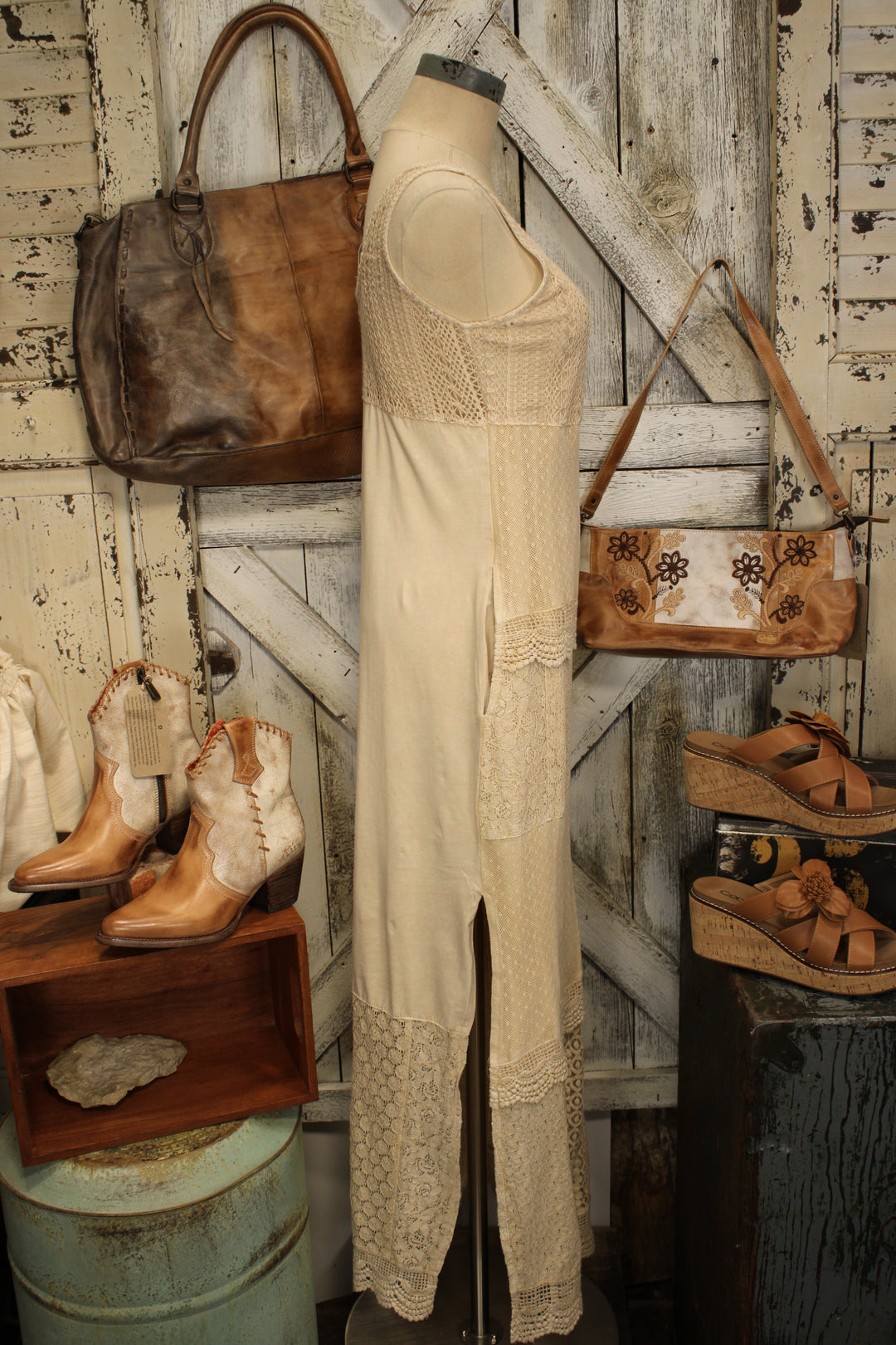 Heirloom Lace Latte Dress
