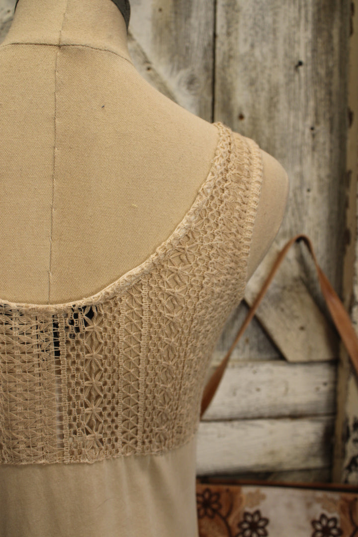 Heirloom Lace Latte Dress