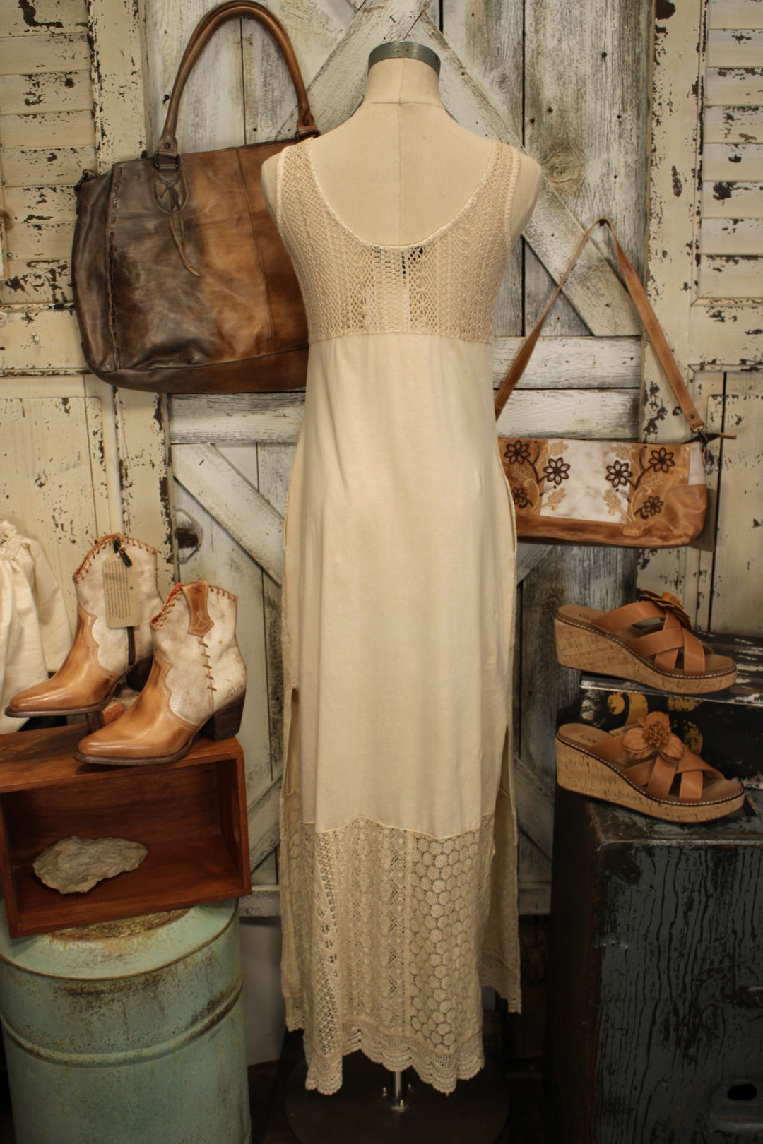 Heirloom Lace Latte Dress