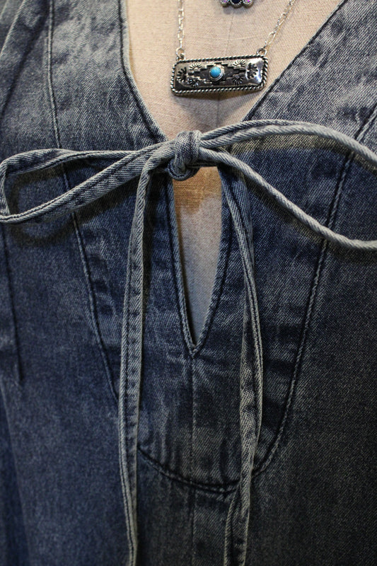 Denim Darling Romper