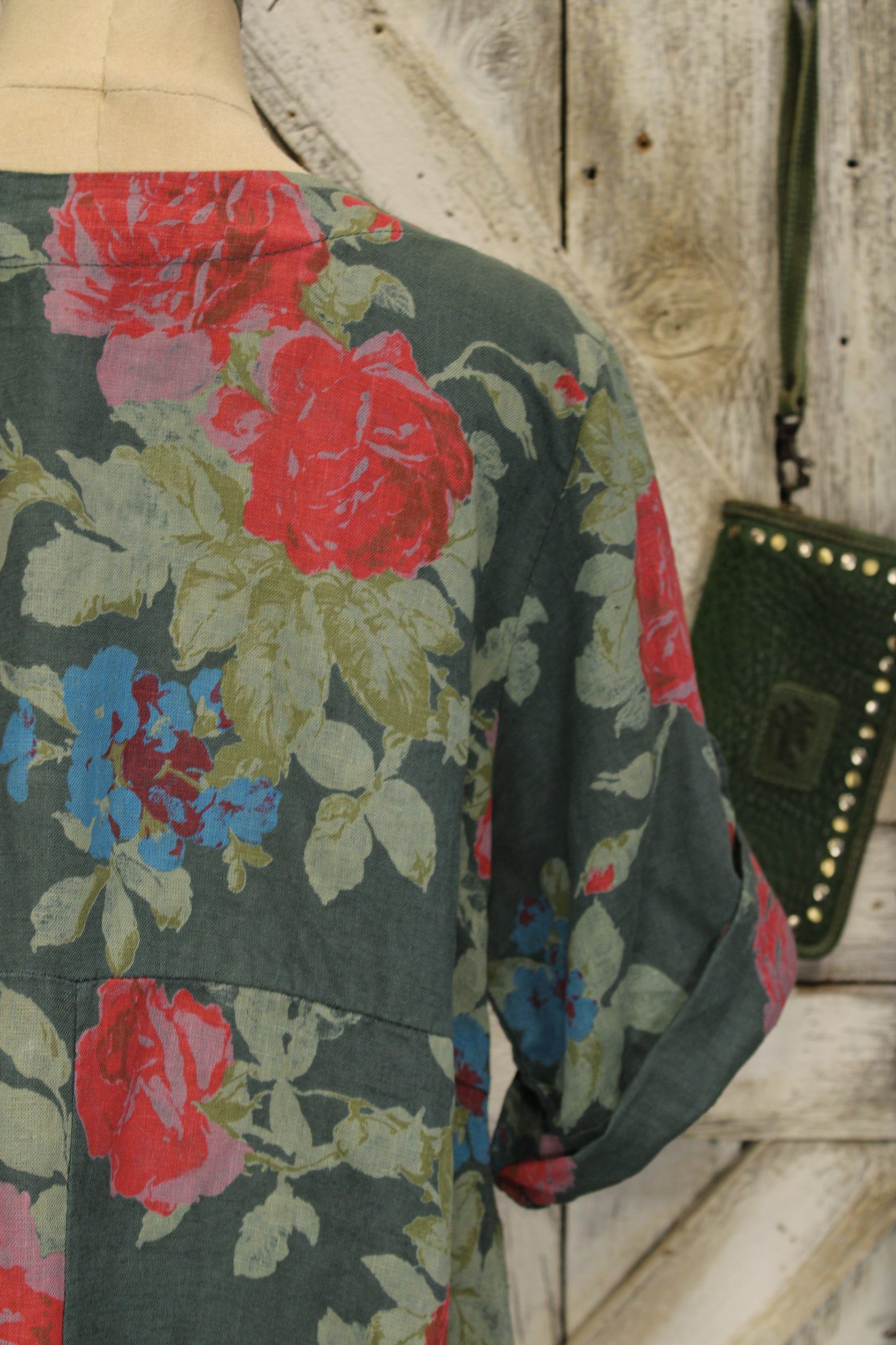 Tuscan Garden Linen Dress