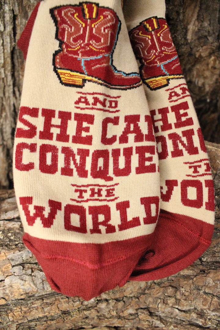 Give A Girl The Right Pair Of Boots Socks