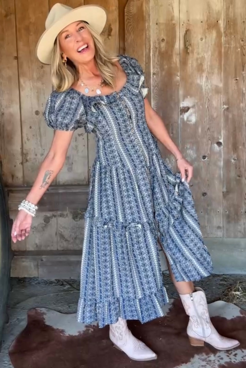 Saddle Creek Floral Dress