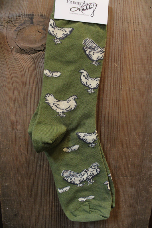 Happy Chicken Socks