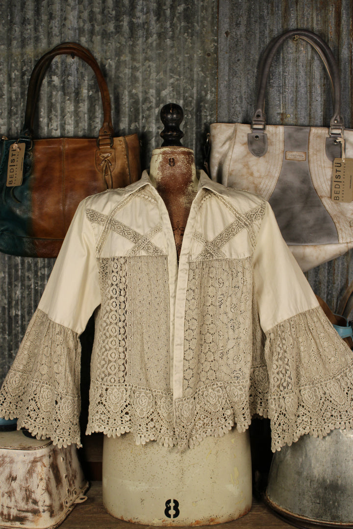 Sedona Sunset Latte Lace Cardigan