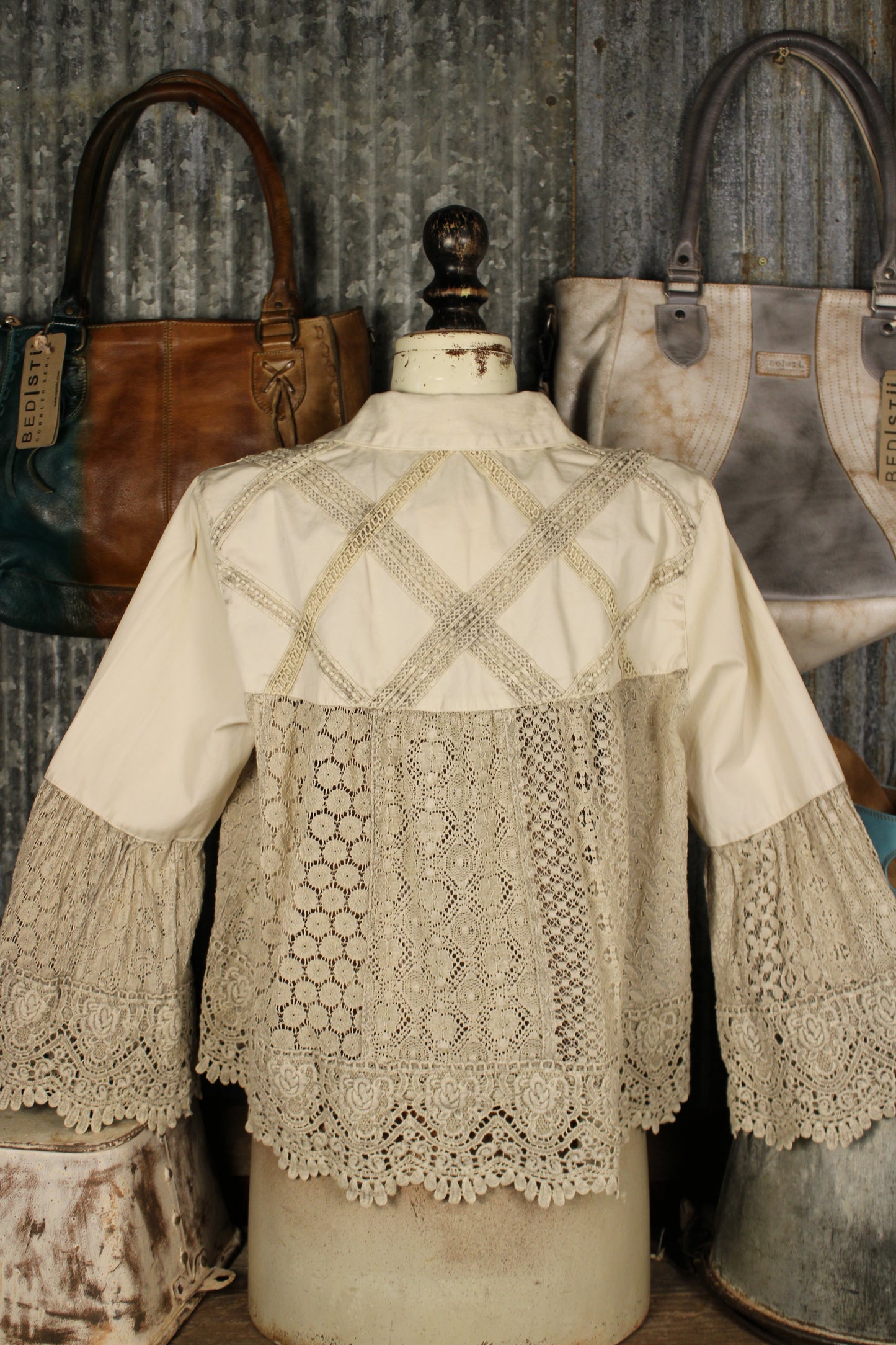 Sedona Sunset Latte Lace Cardigan