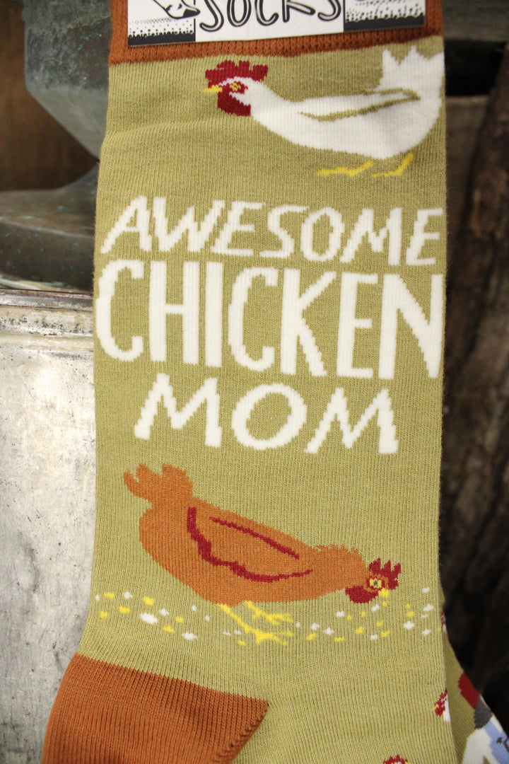 Awesome Chicken Mom Socks
