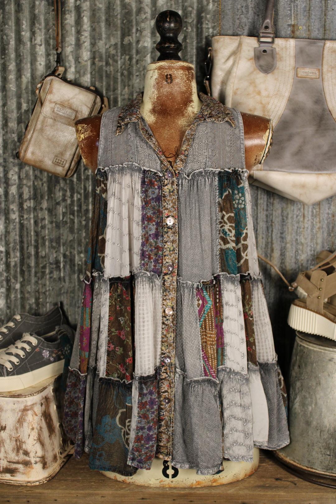 Patchwork Meadow Slate Tank