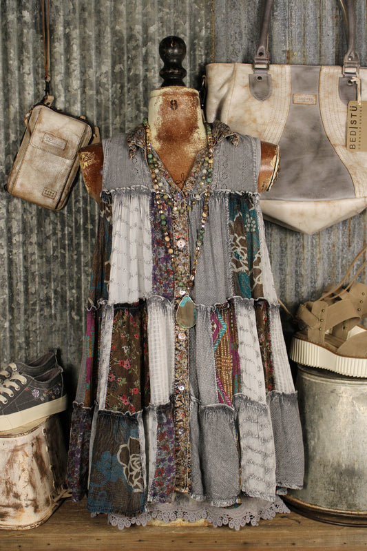 Patchwork Meadow Slate Tank