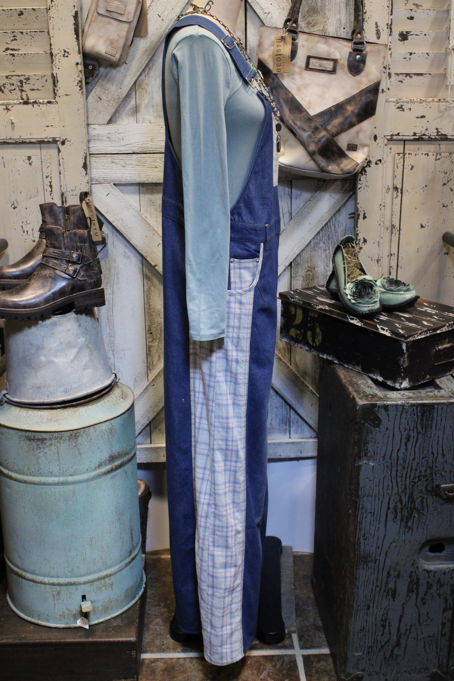 Bluebell Patch Overalls