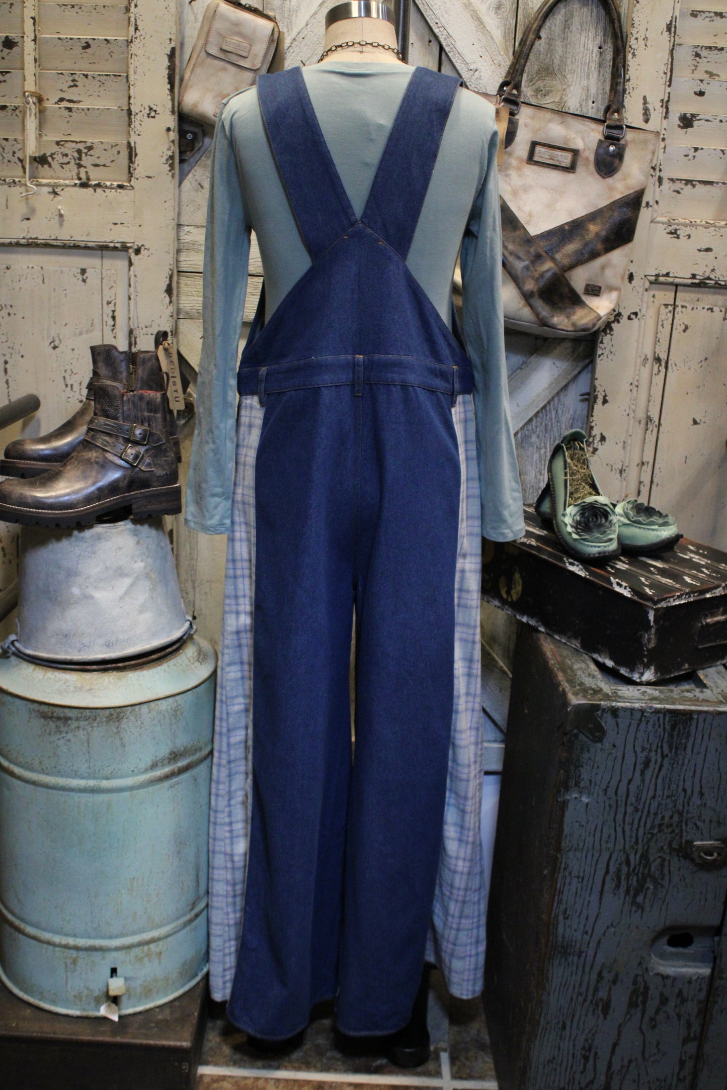 Bluebell Patch Overalls