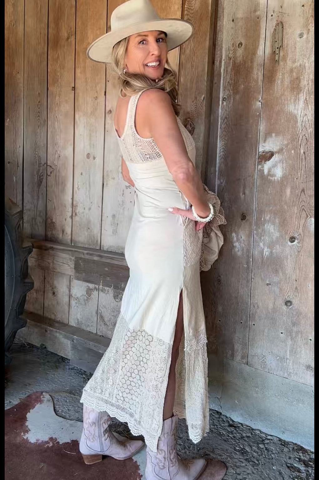 Heirloom Lace Latte Dress