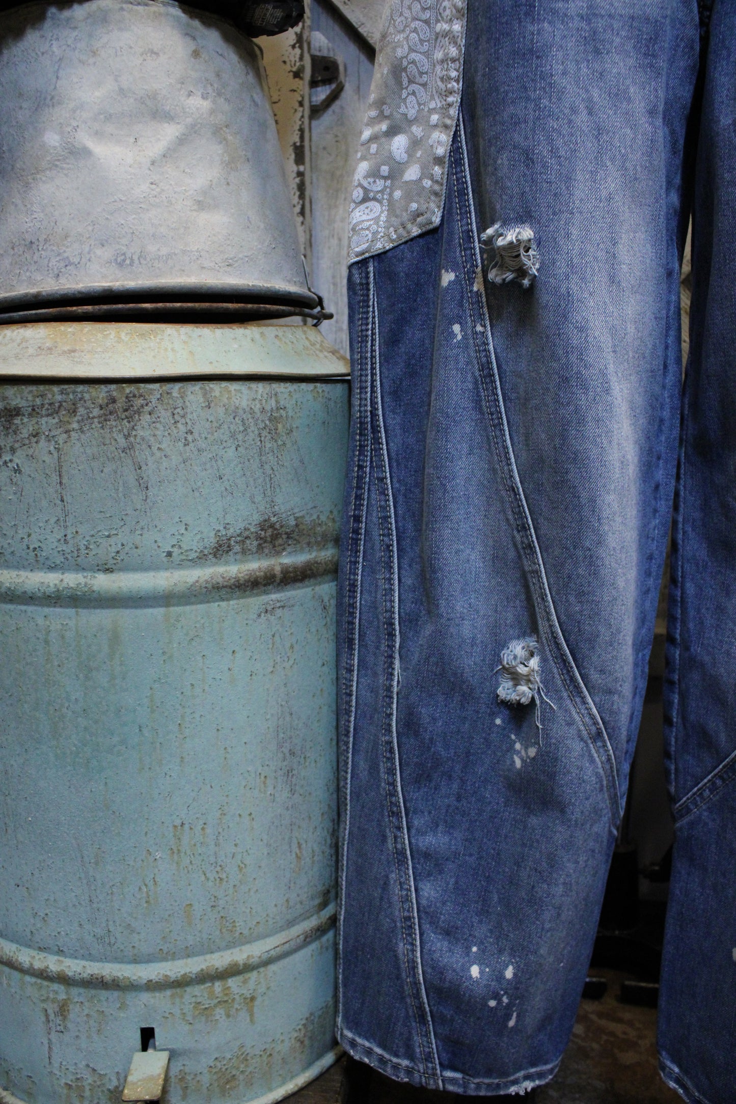 Paint And Patch Jeans