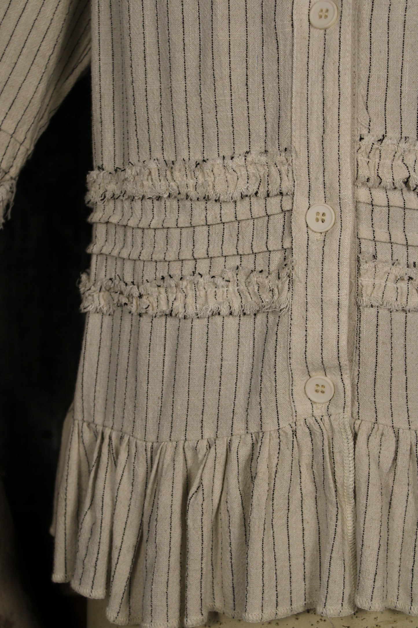 Keepsake Stripe Ruffle Top