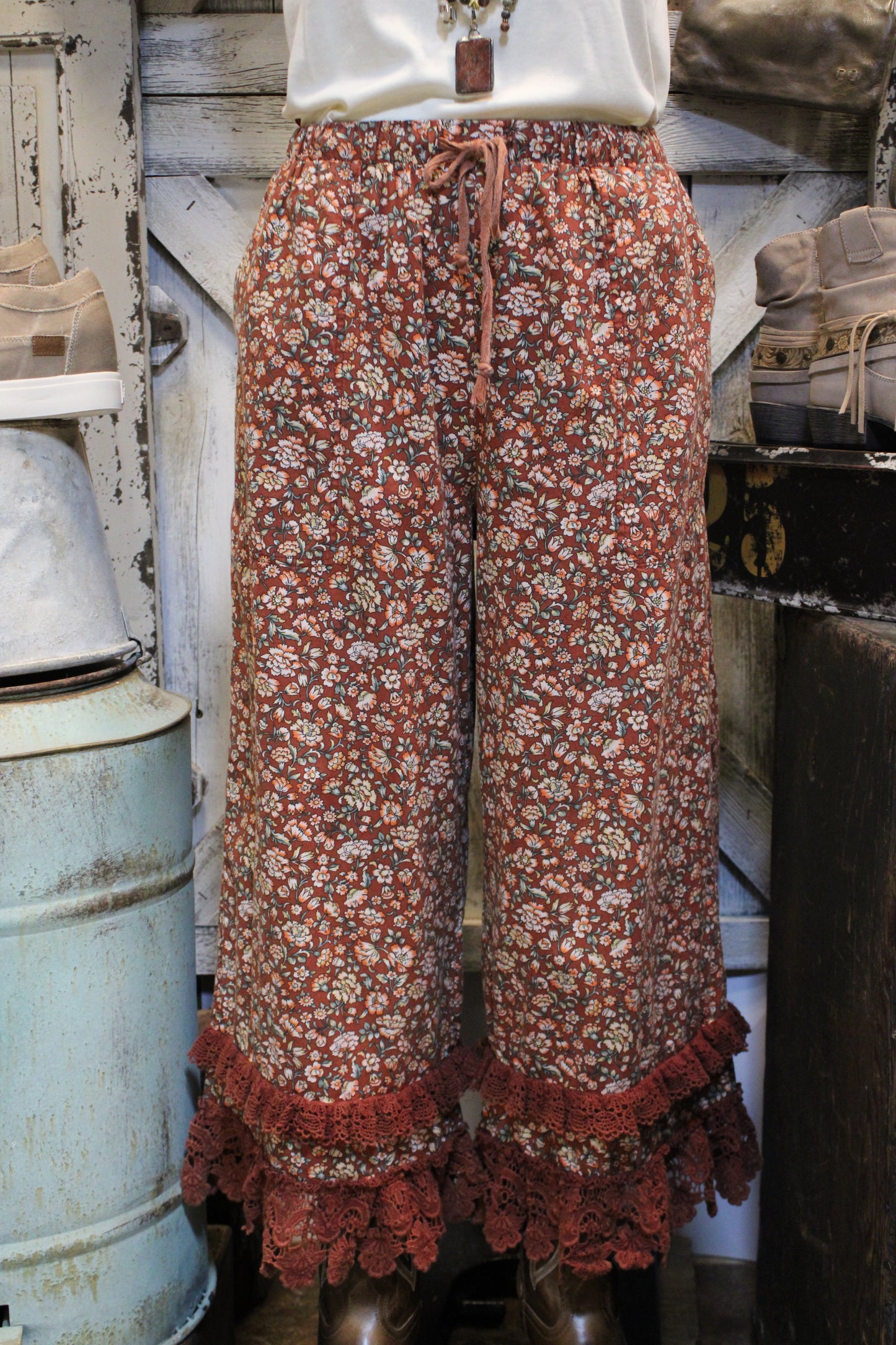 Autumn Blossom Pants