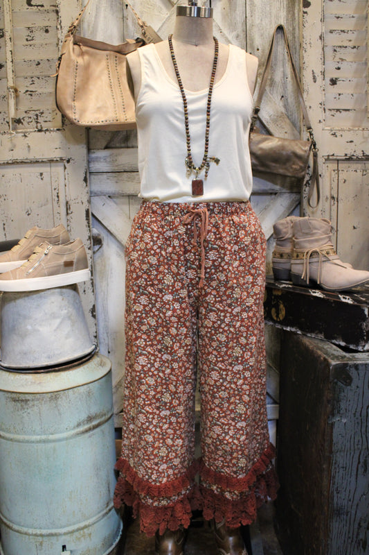 Autumn Blossom Pants