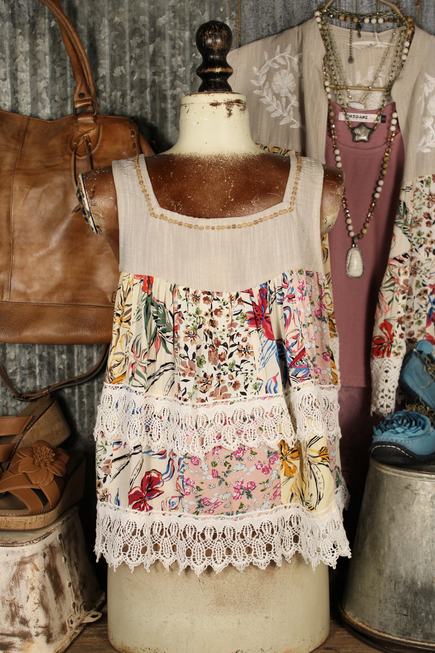 Wildflower Lace Tank