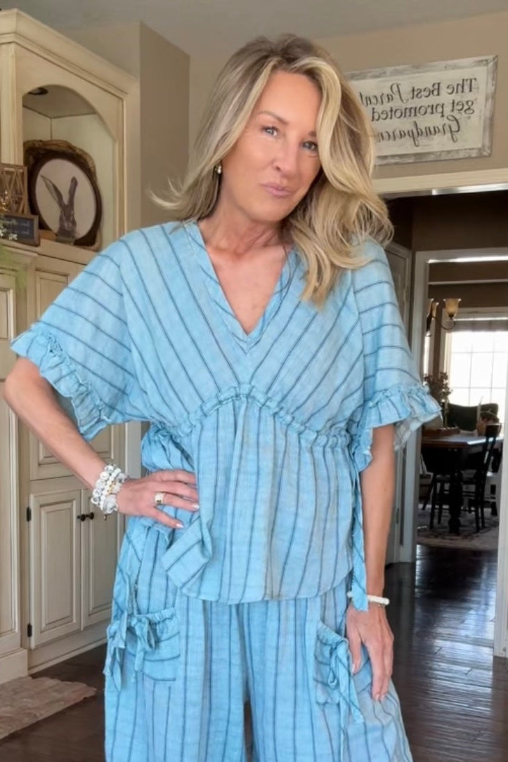 Bluebell Breeze Cotton Top