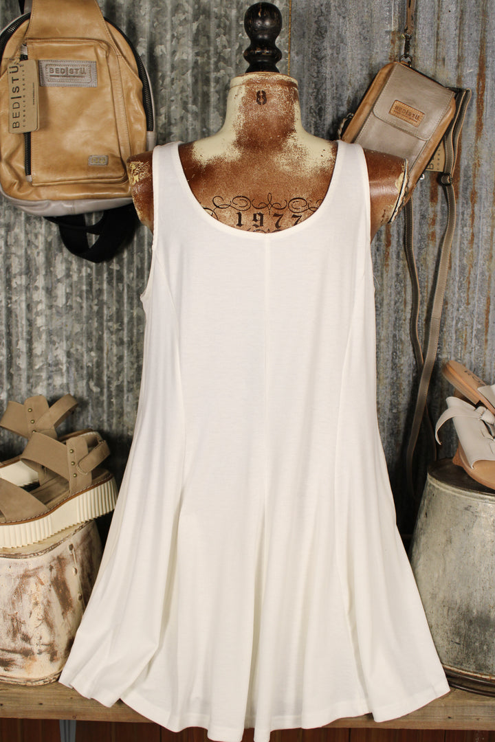 Country Charm Ivory Tunic Tank