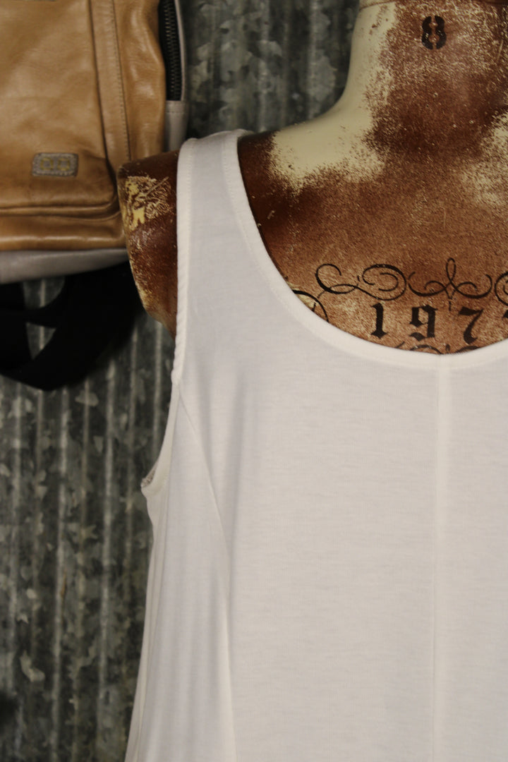Country Charm Ivory Tunic Tank