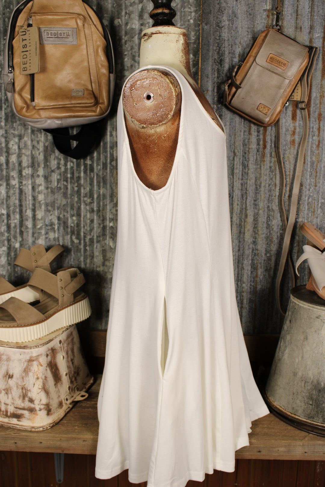 Country Charm Ivory Tunic Tank